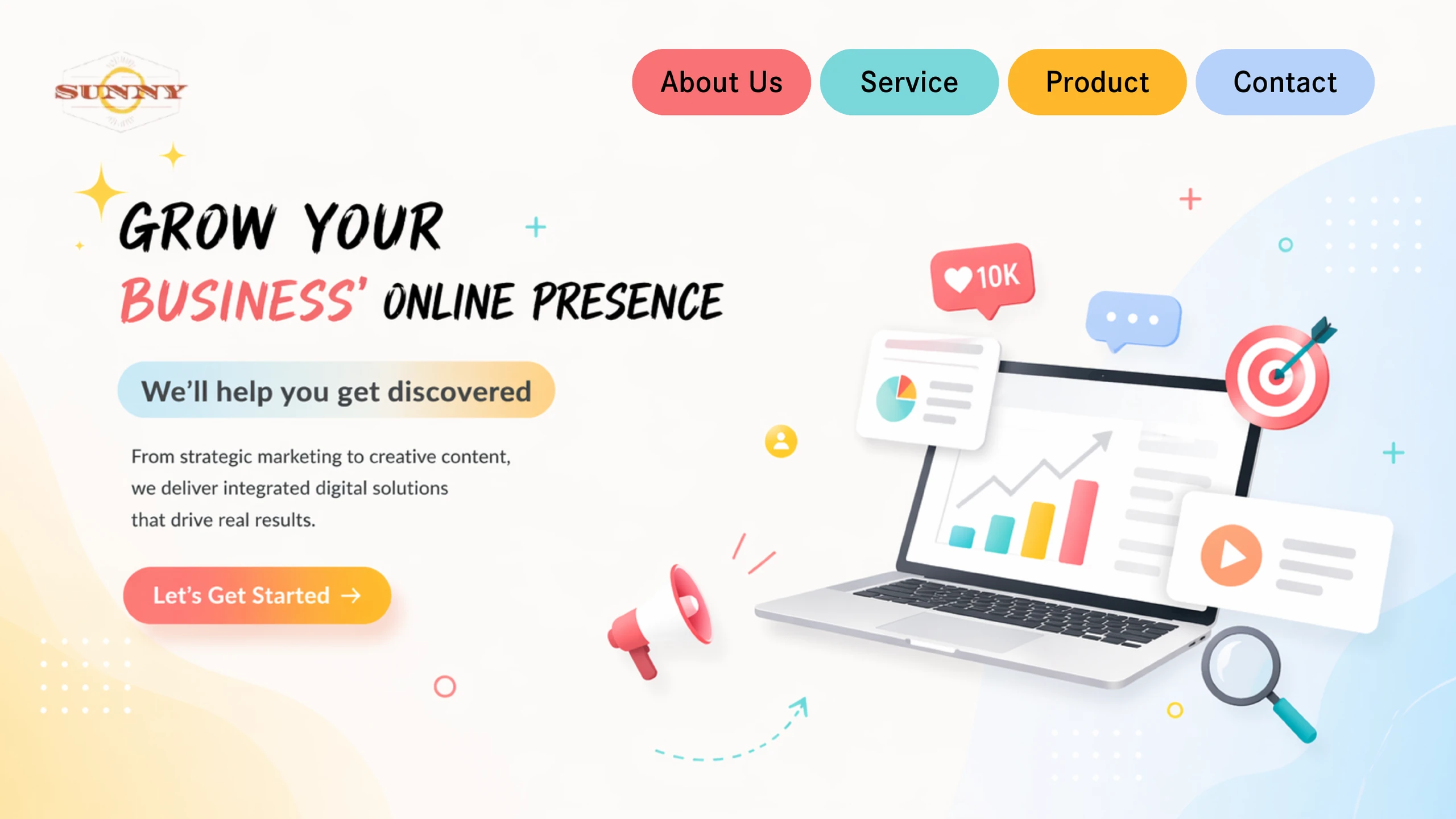 Hero — Grow your business online presence