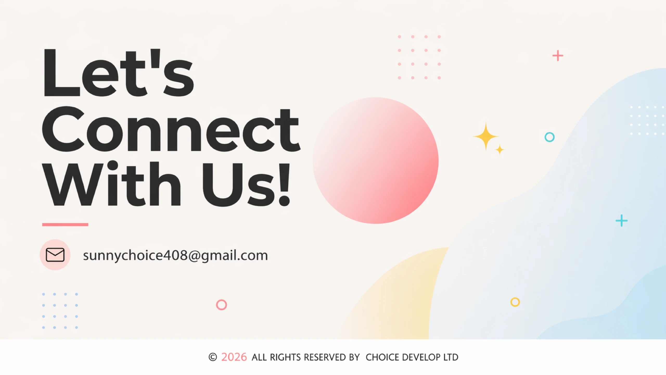 Let's connect with us