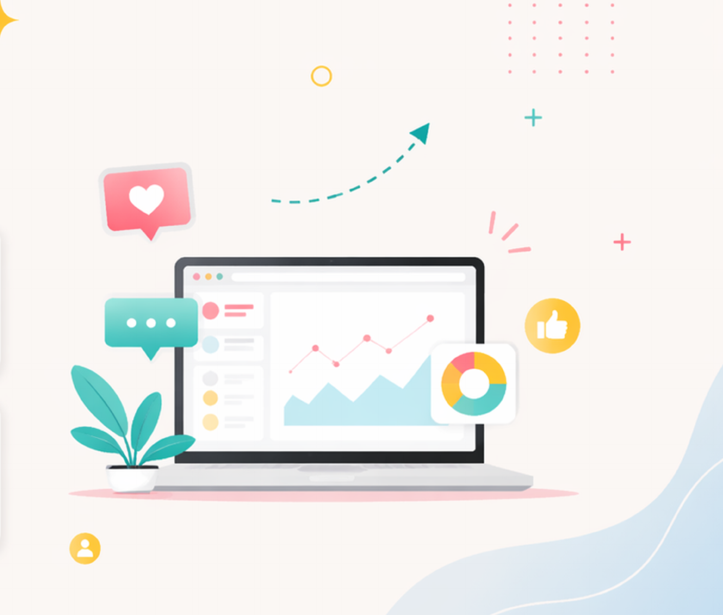 Marketing performance illustration